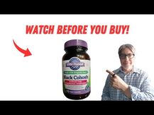 Клопогон кистевидный, Organic Black Cohosh, 90 капсул