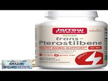 Jarrow Formulas, Trans-Pterostilbene, Птеростильбен, 60 капсул
