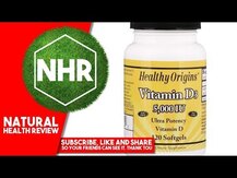 Healthy Origins, Витамин D3 5000 МЕ, Vitamin D3 5000 IU, 120 к...