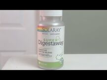 Solaray, Ферменты, Super Digestaway, 60 капсул