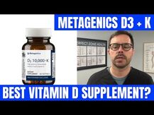 Metagenics, Vitamin D3, Вітаміни D3 K2, 60 капсул