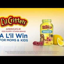 L'il Critters, Омега 3, Omega-3 Raspberry-Lemondade Flavo...