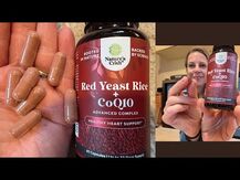 Red Yeast Rice + CoQ10, Червоний дріжджовий рис, 120 капсул