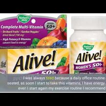 Nature's Way, Мужские витамины, Alive! Max3 Potency Men&#...