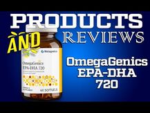 Омега ЭПК ДГК, OmegaGenics 5-in-1 Fish Oil Natural Lemon, 30 к...