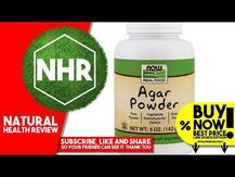 NOW, Agar Powder, Агар в порошку, 142 г