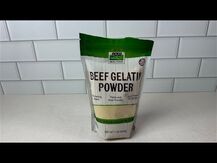 NOW, Real Food Beef Gelatin Powder, Яловичі органи, 454 г