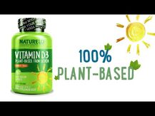Vitamin D3 Plant Based 5000 IU/125, Витамин D3, 180 капсул Eas...