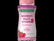 Видео обзор на Women's Multivitamin Gummies, Витамины для женщин Малина 50 