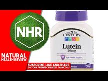 21st Century, Лютеин 20 мг, Lutein 20 mg, 60 капсул