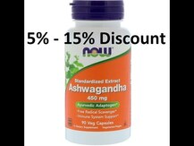 Огляд на NOW Foods, Ashwagandha 450 mg, Ашваганда 450 мг, 90 капсул NOW Foods, Ashwagandha 450 mg