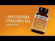 Відео огляд на Liposomal Vitamin D3 1000 IU, Ліпосомальний Вітамін D3, 30 капсул