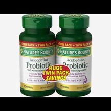 Nature's Bounty, Acidophilus Probiotic Twin Pack