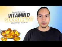 Nordic Naturals, Витамин D, Vitamin D3 5000 Orange 5000 IU, 12...