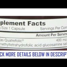 Обзор на Jarrow Formulas, Метилфолат, Methyl Folate 400 mcg, 60 капсул Jarrow Formulas, Methyl Folate 400 mcg
