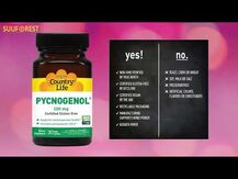 Country Life, Pycnogenol 100 mg, Пікногенол, 30 капсул