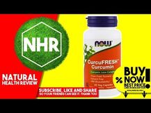 NOW, Куркумин, CurcuFresh Curcumin, 60 капсул