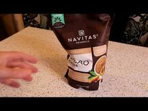 Navitas Organics, Organic Cacao Nibs, Какао у порошку, 454 г
