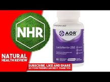 AOR, Лактоферрин, Lactoferrin 250 mg, 60 капсул