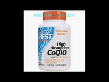 CoQ10 400 mg, Коензим CoQ10 400 мг з Біоперіном, 60 капсул