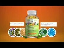Kids Omega + DHA Gummies Lemon & Orange Flavors, ДГК, 60 т...