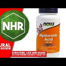 NOW Foods, Hyaluronic Acid, Гіалуронова кислота 50 мг з МСМ, 6...