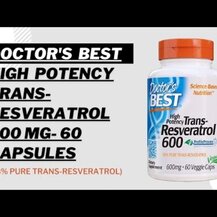 Doctor's Best, Trans-Resveratrol 100 100 mg