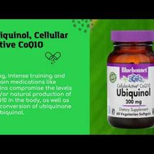 Огляд на Ubiquinol 200 mg CellullarActive CoQ10, Коензим Q-10, 60 капсул Bluebonnet Nutrition, Ubiquinol Cellullar Active CoQ10 200 mg