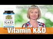 Відео огляд на Natural Factors, Vitamin D3 & K2, Вітаміни D3 K2, 60 капсул