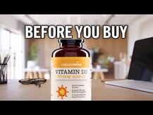 Naturewise, Витамин D3 2000 IU, Vitamin D3 2000 IU, 360 капсул