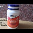 Видео обзор на NOW Foods, Витамин D, Vitamin D-3 2000 IU, 120 капсул