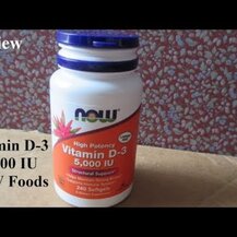 NOW Foods, Vitamin D-3 2000 IU, Вітамін D, 120 капсул