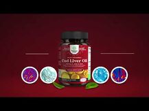 Wild Icelandic Cod Liver Oil With Vitamins, Олія печінки тріск...