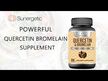 Видео обзор на Sunergetic, Кверцетин и Бромелайн, Quercetin & Bromelain, 60 