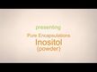 Відео огляд на Pure Encapsulations, Inositol Powder, Вітамін B8 Інозитол, 250 г