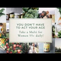 MegaFood, Витамины для женщин, Women's 55+, 60 таблеток