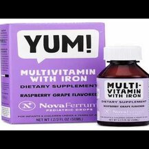 Жидкое железо для младенцев, YUM! Multivitamin with Iron, 50 мл