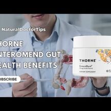Thorne, Ферменты, EnteroMend Orange Vanilla, 168 г