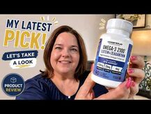 Omega-3 2100 with Lutein & Zeaxanthin, Поддержка здоровья ...