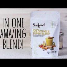 Sunfood, Organic Golden Milk Super Blend Powder