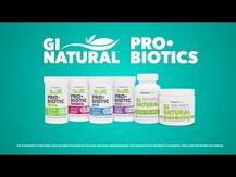 GI Natural Probiotic Men 60 Billion CFU, Поддержка кишечника, ...