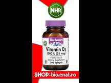Bluebonnet Nutrition, Витамин D3, Vitamin D3 2000 IU, 180 капсул