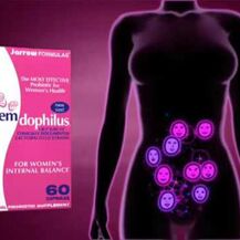 Jarrow Formulas, Fem Dophilus, Вагінальні пробіотики, 60 капсул