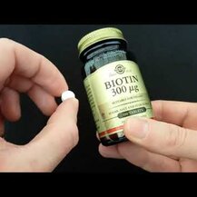 Solgar, Biotin 300 mcg, Біотин 300 мкг, 100 таблеток