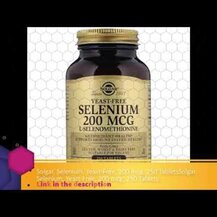 Solgar, Yeast-Free Selenium 200 mcg, Селен, 250 таблеток