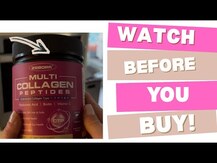 Multi Collagen Peptides Types I II III V X with Hyaluronic, Ко...