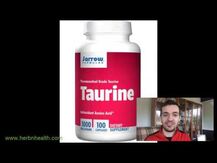 Jarrow Formulas, L-Таурин 1000 мг, Taurine 1000 mg, 100 капсул