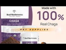 Real Mushrooms, Chaga&nbsp;Extract Capsules, Гриби Чага, 300 к...