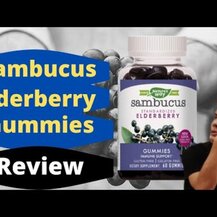 Sambucus Gummies Standardized Elderberry, Чорна Бузина, 60 цук...