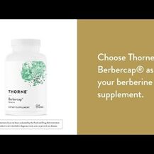 Thorne, Berbercap, Берберин 200 мг, 60 капсул